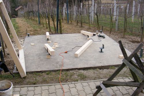 Delysa zsúpfedeles kemencéjének építése 4