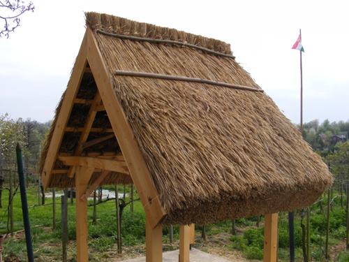 Delysa zsúpfedeles kemencéjének építése 7