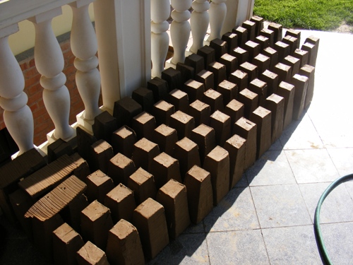 Delysa zsúpfedeles kemencéjének építése 20