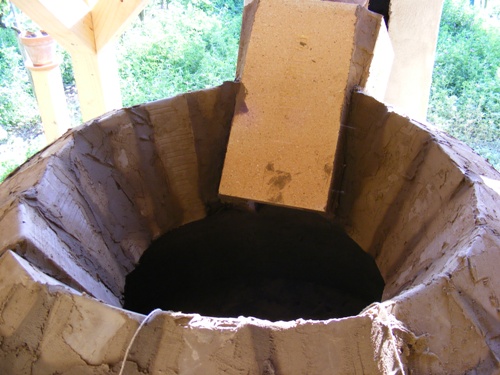 Delysa zsúpfedeles kemencéjének építése 25