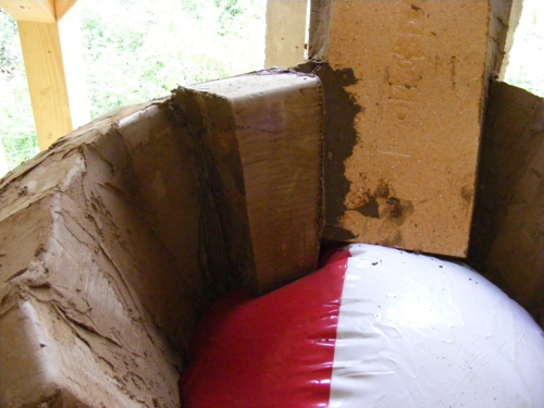 Delysa zsúpfedeles kemencéjének építése 27