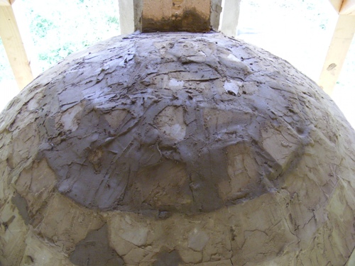 Delysa zsúpfedeles kemencéjének építése 29