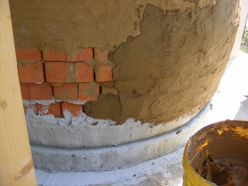 Delysa zsúpfedeles kemencéjének építése 39