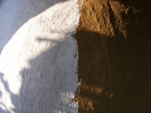 Delysa zsúpfedeles kemencéjének építése 44