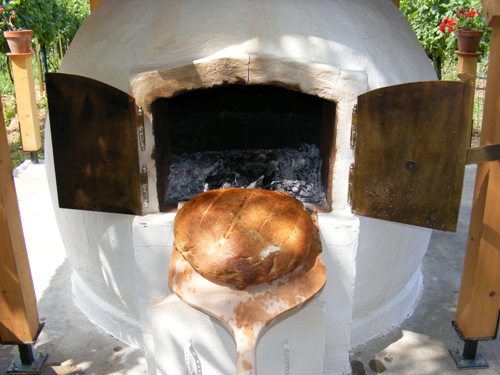 Delysa zsúpfedeles kemencéjének építése 52