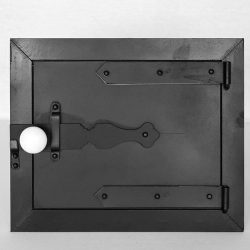 Parázsakna ajtó kemencéhez, 25×20 cm-es névleges méretben