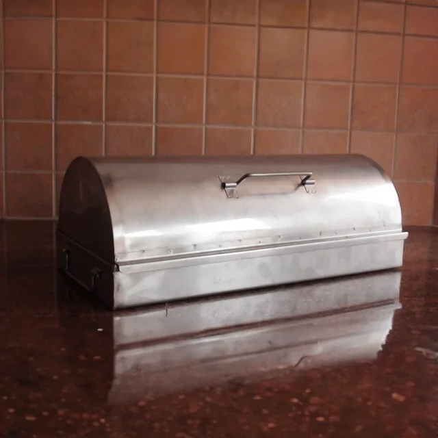 Saválló tepsi kemencéhez - 40x35x5 cm 2 Saválló tepsi kemencéhez - 40x35x5 cm - Image 2