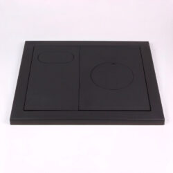 2 részes lemez keretes öntvény platni - 67x58 cm