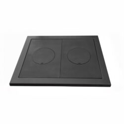 2 részes lemez keretes öntvény platni - 74x58 cm